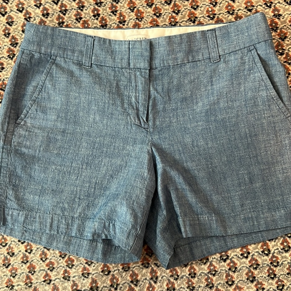 EUC J.Crew 100% Cotton High Waisted Shorts Size 6 - Picture 7 of 10